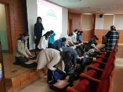 2019교직원 심폐소샐술 연수 실시 사진